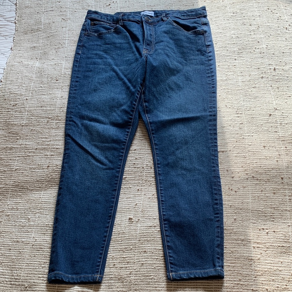 Women's Skinny Jeans - Dark Blue